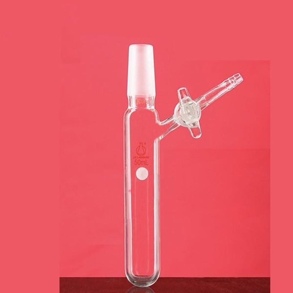 Schlenk tube with joint cone and stopcock on side, capacity 10 to 250 ml Laborxing