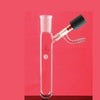 Tubo Schlenk con casquillo y válvula de alto vacío lateral, capacidad de 25 a 250 ml Laborxing
