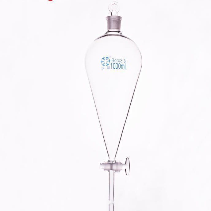 Separating funnel acc. to Squibb with glass stopcock | Laborxing