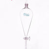 Imbuto separatore sec. a Squibb con rubinetto in vetro e tappo, capacità da 60 ml a 1.000 ml. Laborxing