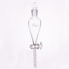 Imbuto separatore sec. a Squibb con rubinetto in vetro e tappo, capacità da 60 ml a 1.000 ml. Laborxing