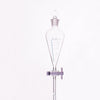 Embudo de decantación acc. a Squibb con grifo de PTFE y tapón de vidrio, graduado, capacidad 125 ml a 1.000 ml. laborando