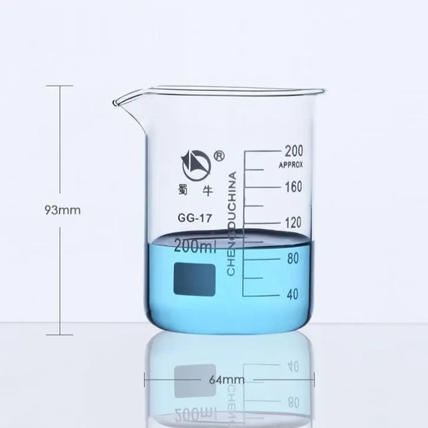 Vaso de precipitados corto, de 5 ml a 10.000 ml Laborxing
