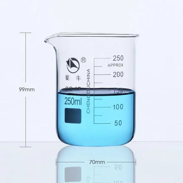 Vaso de precipitados corto, de 5 ml a 10.000 ml Laborxing