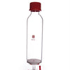 Recipiente de síntesis de péptidos en fase sólida con llave de paso de PTFE, capacidad de 10 a 250 ml Laborxing