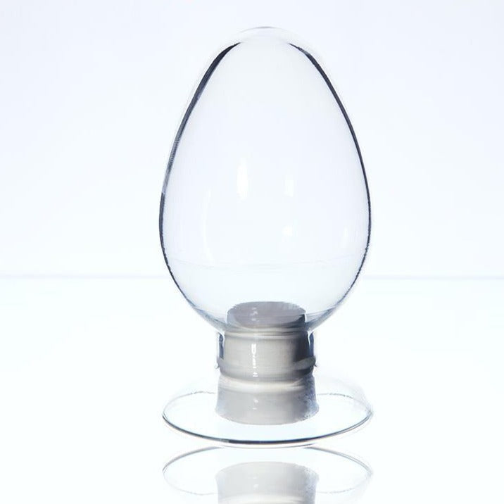 Specimen jar, clear glass, 125 ml to 250 ml