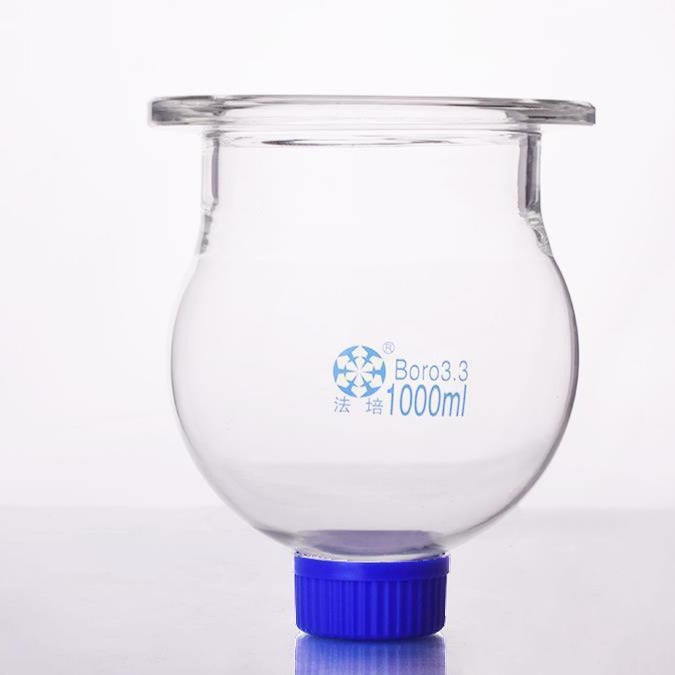 Spherical reaction vessel, flange diameter DN 100 to DN 200, capacity  1.000 to 20.000 ml