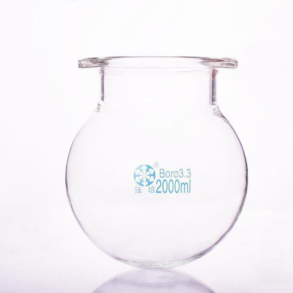 Kugelförmiges Reaktionsgefäß, Flanschdurchmesser DN 100 bis DN 200, Fassungsvermögen 1.000 bis 20.000 ml Laborxing