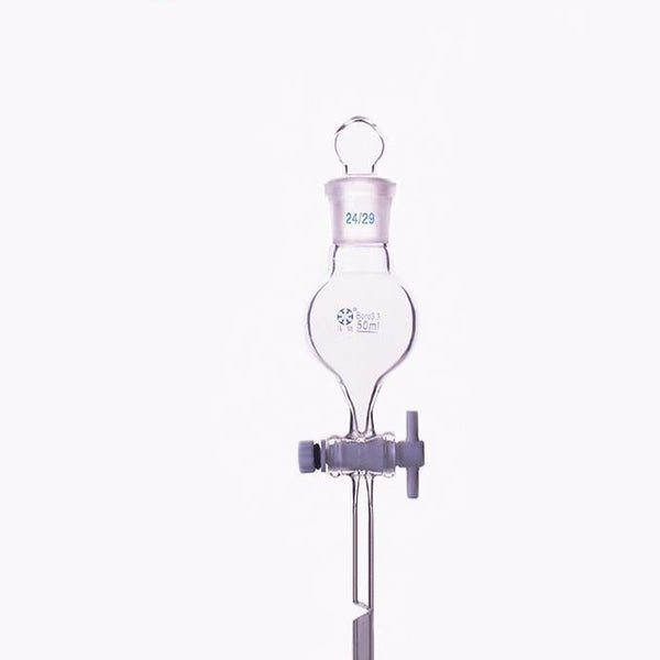 Embudo de decantación esférico con llave de PTFE, capacidad de 60 ml a 3.000 ml Laborxing