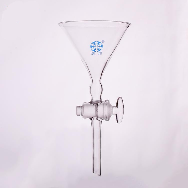 Funnel with stopcock, diameter 95 mm to 120 mm