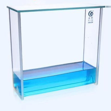 Cámaras de revelado para TLC, doble canal, soldadas, tamaño 100 x 100 mm a 200 x 200 mm Laborxing