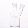 Zylindrische Doppelhalsflasche, Fassungsvermögen 250 bis 5.000 ml Laborxing