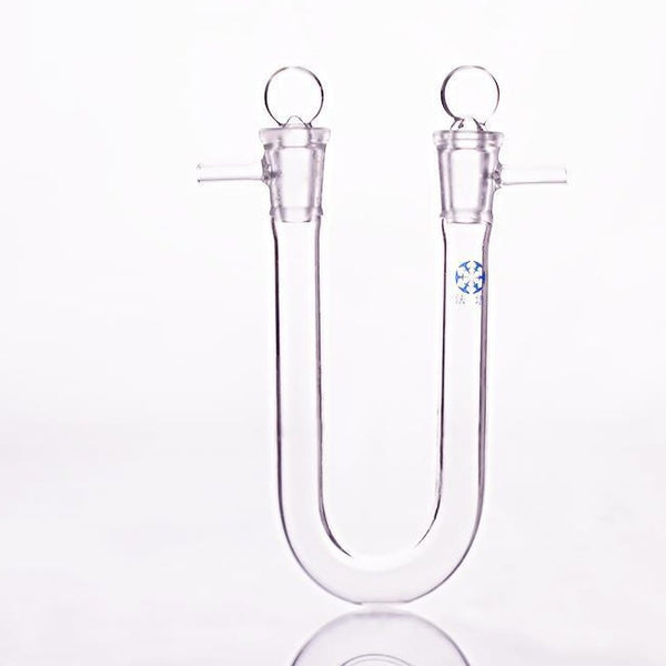 Tubo de secado en forma de U con conector y llaves de paso Laborxing