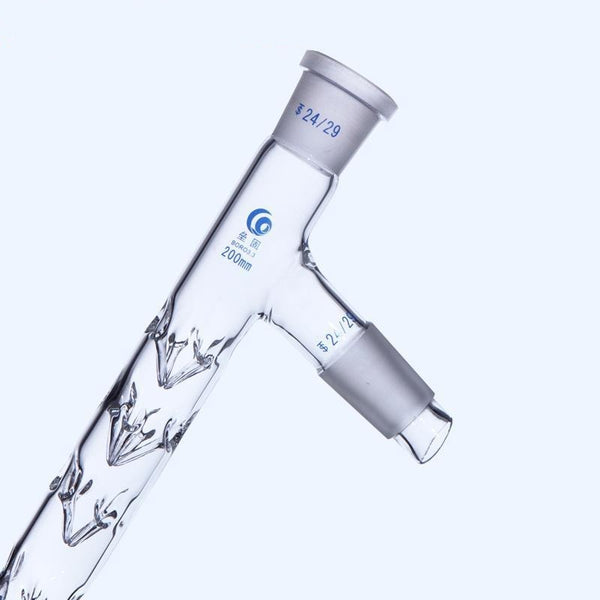 Columna Vigreux con tubo lateral y junta, longitud 200 mm a 600 mm Laborxing