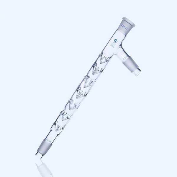 Columna Vigreux con tubo lateral y junta, longitud 200 mm a 600 mm Laborxing