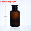 Flacone a bocca larga, vetro marrone, non graduato, da 30 ml a 1.000 ml Laborxing