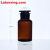 Flacone a bocca larga, vetro marrone, non graduato, da 30 ml a 1.000 ml Laborxing