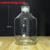 Flacone a bocca larga, vetro trasparente, graduato, da 60 ml a 20.000 ml Laborxing