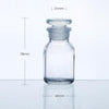 Frasco de boca ancha, vidrio transparente, sin graduar, de 30 ml a 1.000 ml Laborxing