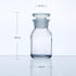 Frasco de boca ancha, vidrio transparente, sin graduar, de 30 ml a 1.000 ml Laborxing