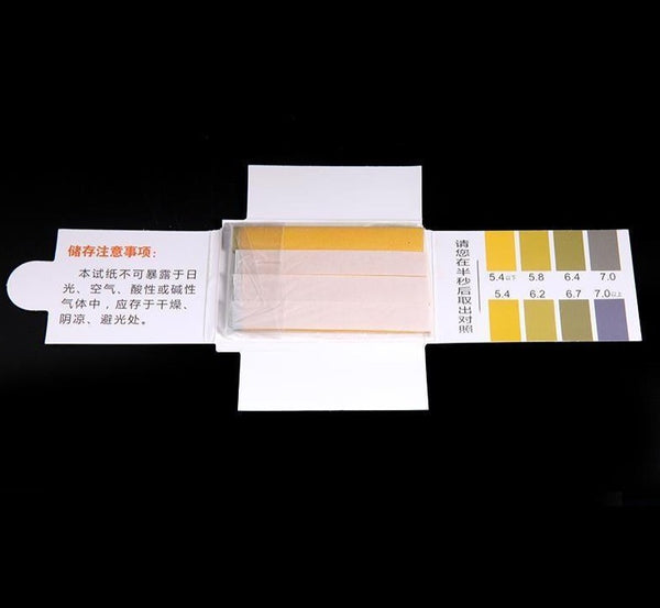 pH indicator papers, measuring range 5.4 to 7.0 Laborxing